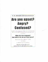 Are You Upset? Angry? Confused?