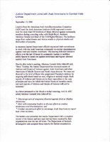 Justice Department Joins with Arab Americans to Combat Hate Crimes [1 of 2]