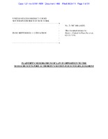 Plaintiff's Memorandum of Law in Opposition to the Massachusetts Port Authority's Motion for Summary Judgment